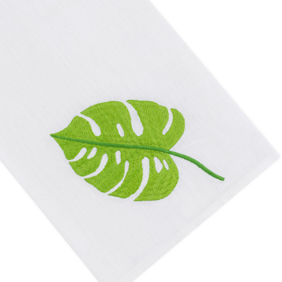 Big Green Leaf Tip Towel