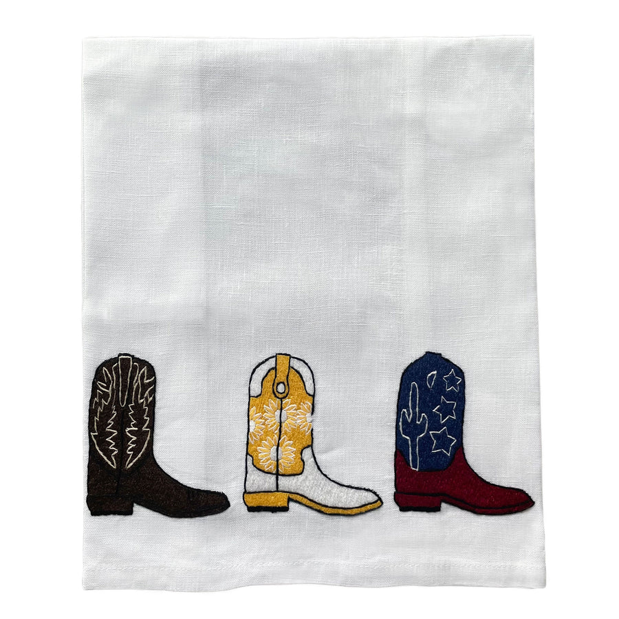 Cowboy Boot Tip Towel
