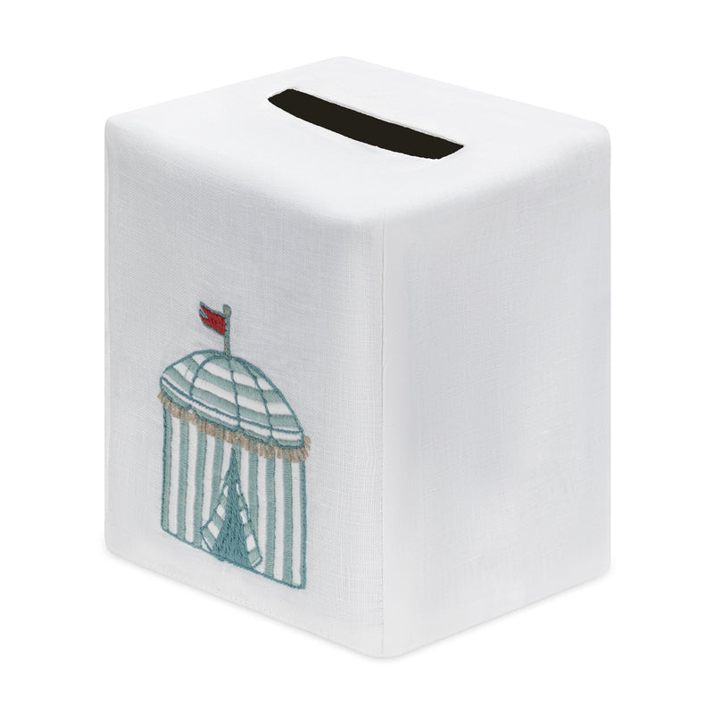 Haute Home Linens Beach Cabana Tissue Box Cover