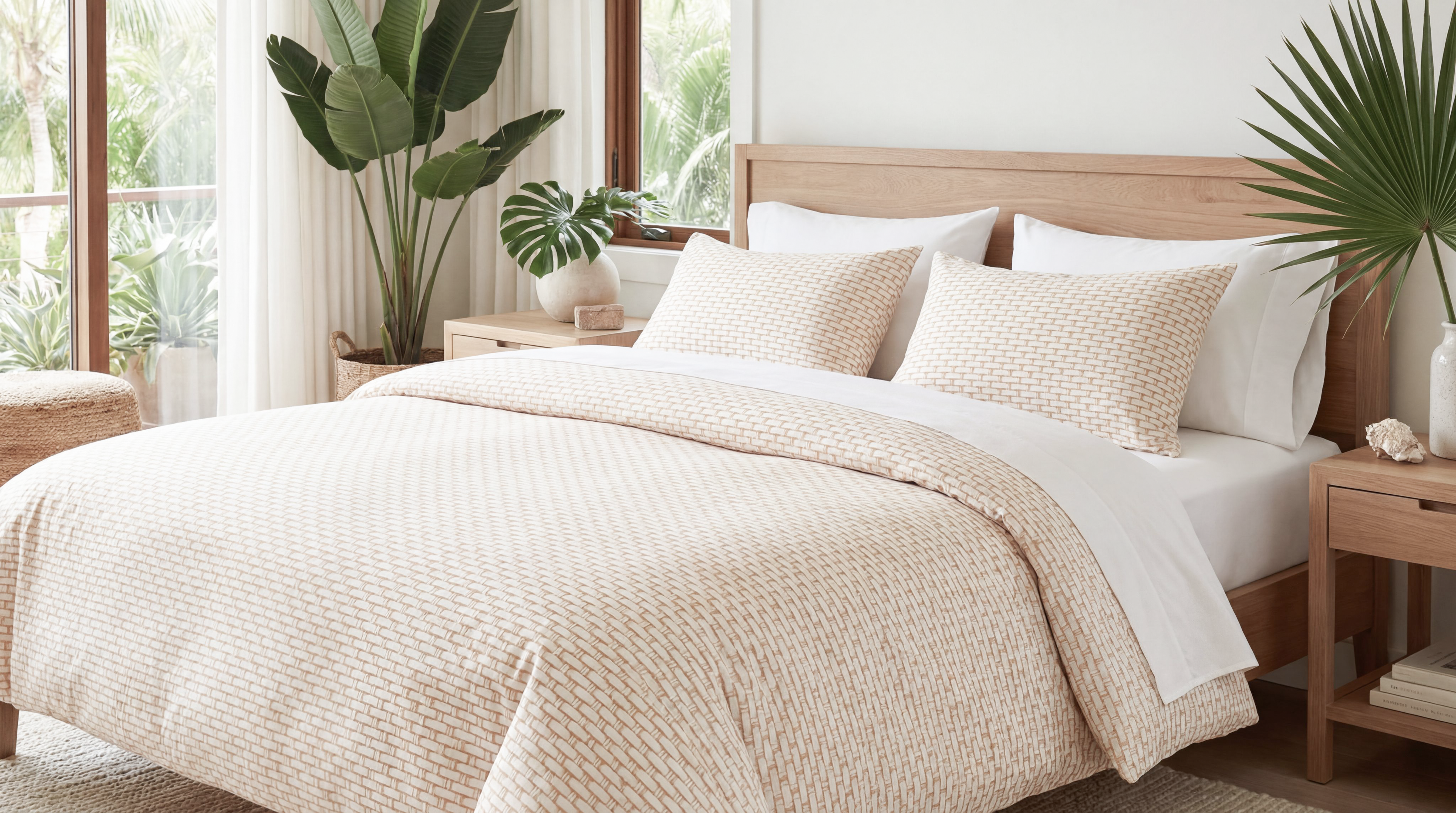 Wicker Print Duvet Size