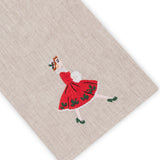 Christmas Lady Tip Towel