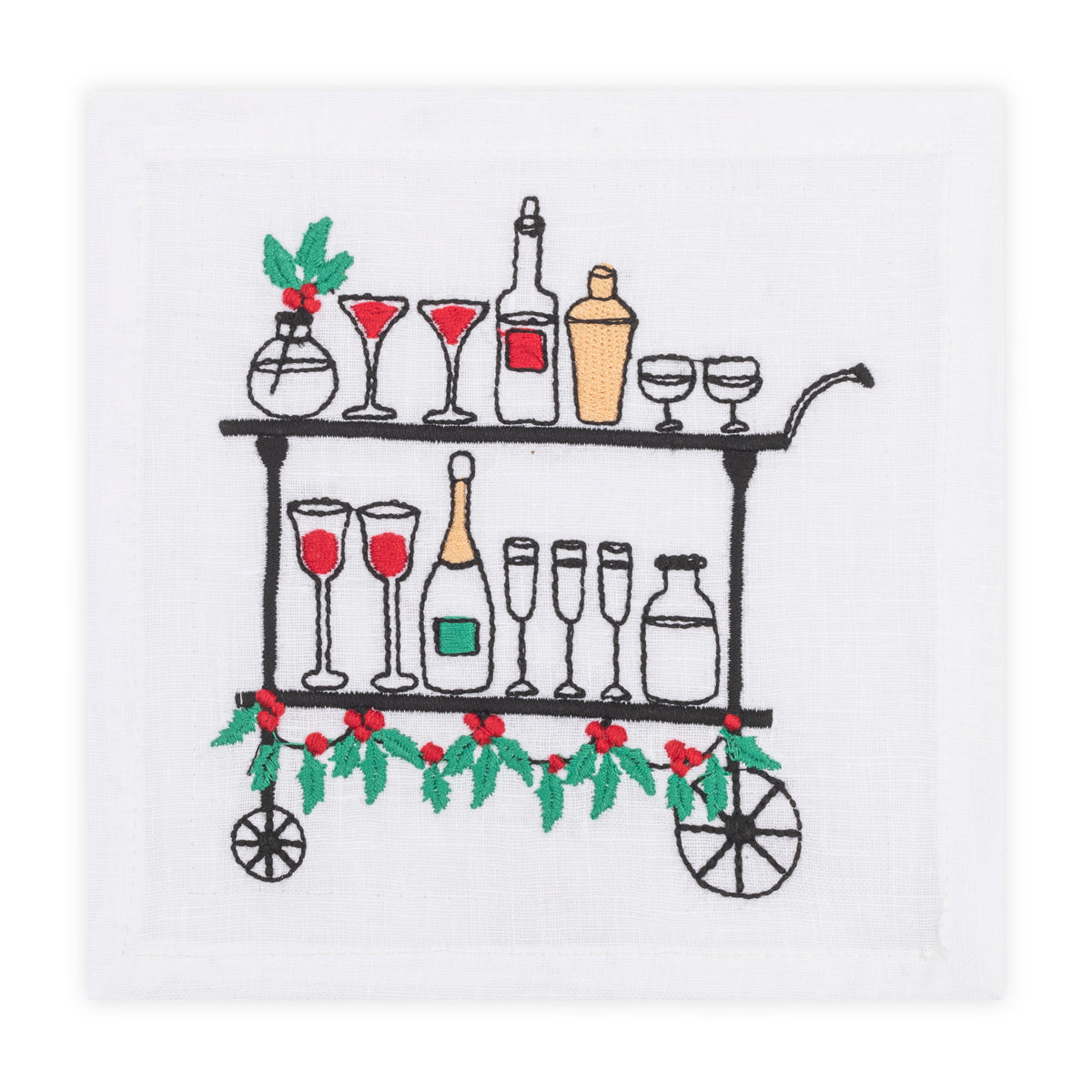 Haute Home Linens Bar Cart Coasters
