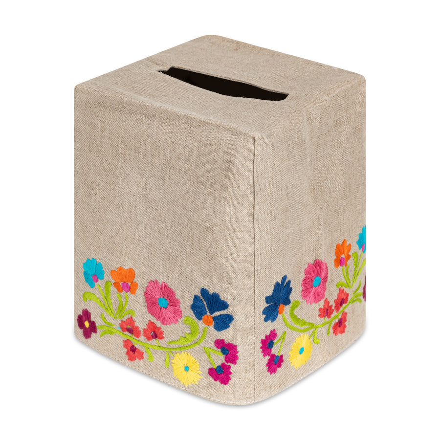Fiesta Garden Tissue Box Cover