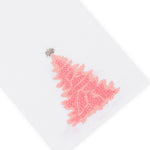 Pink Tree Tip Towel