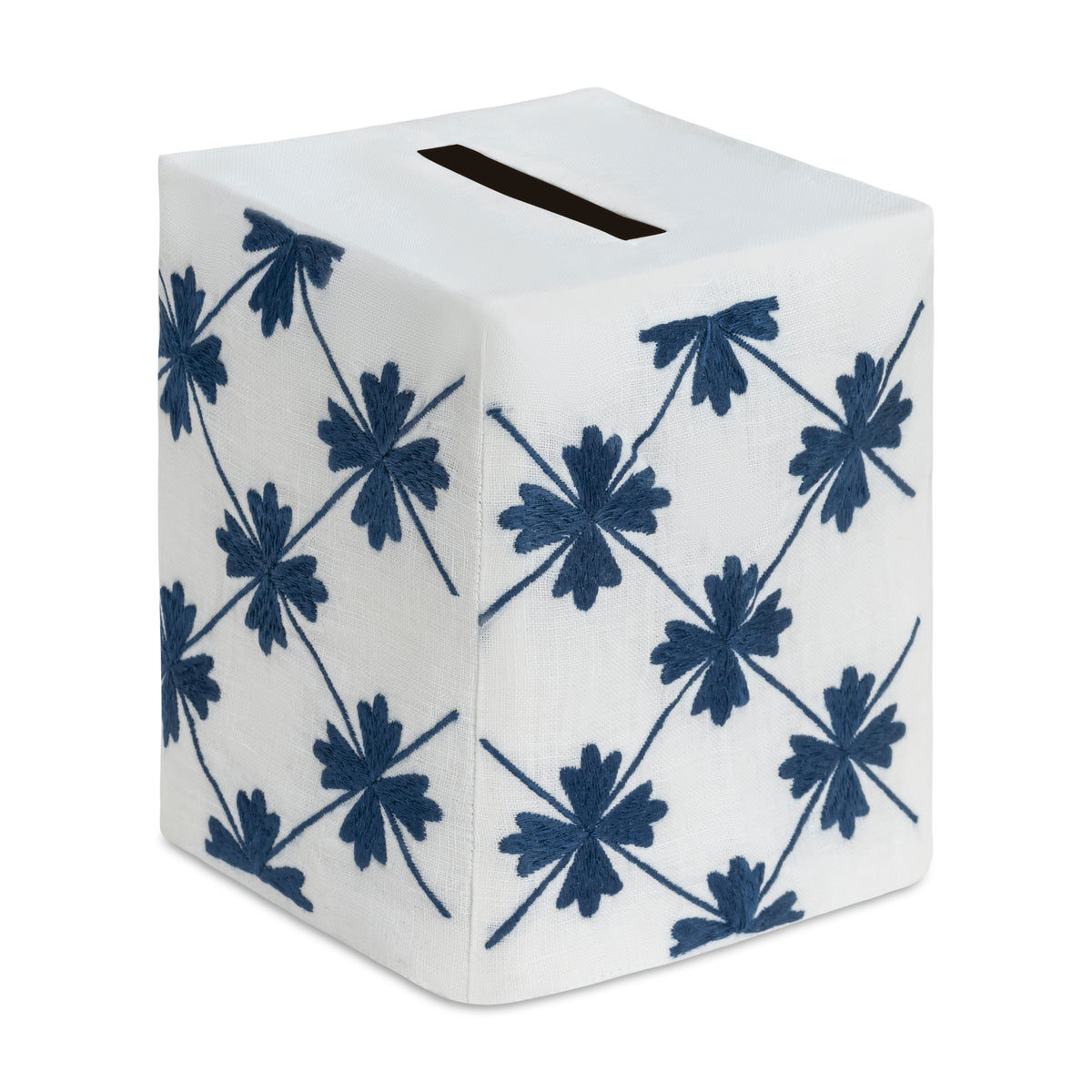 Haute Home Linens Amsterdam Tile Tissue Box Cover