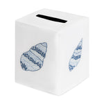 Speckled Conch Tissue Box Cover