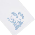 Coral and Sea Horse Tip Towel