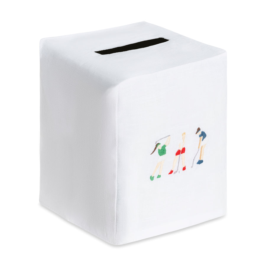 Golf Tissue Box Cover