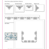 Winter Floral Bedding