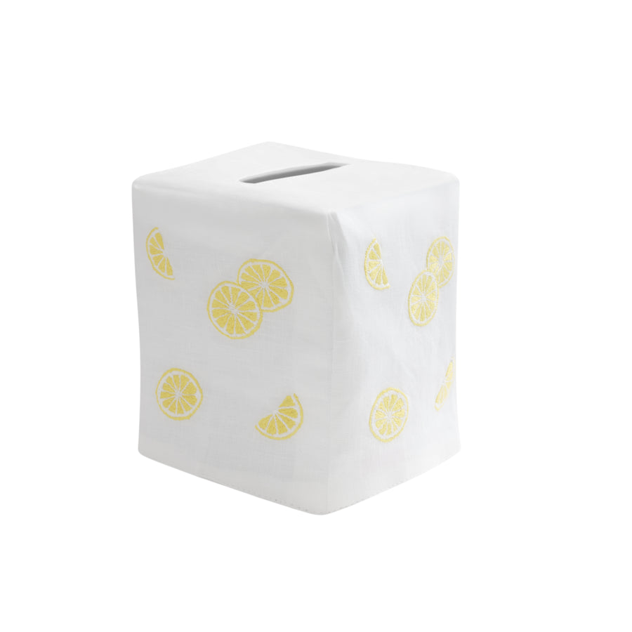 Lemon Slice Tissue Box Cover