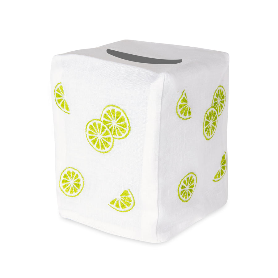 Lime Slice Tissue Box Cover