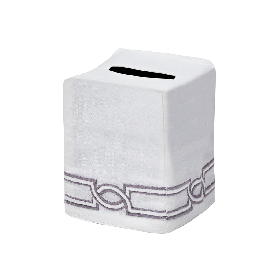 Scalloped Ceramic Boutique Tissue Box Cover - Sherle Wagner