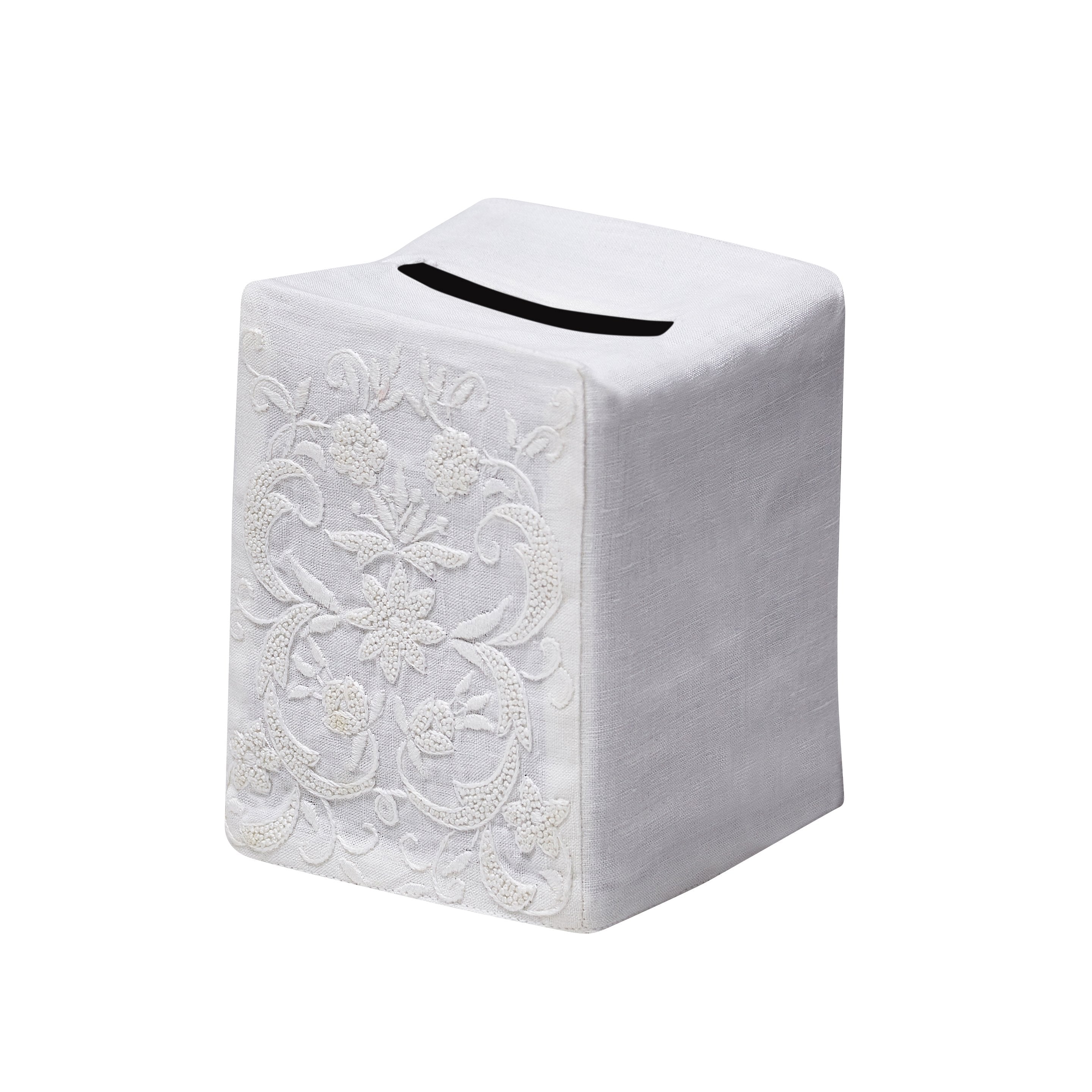 Winter Floral Tissue Box Cover