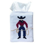 Cowboy Tissue Box Cover
